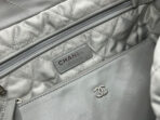 CC MEDIUM 37 HANDBAG IN GREY CALFSKIN SILVER HARDWARE - Image 4