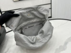 CC MEDIUM 37 HANDBAG IN GREY CALFSKIN SILVER HARDWARE - Image 6
