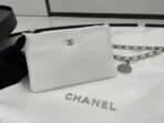 CC LARGE 42 HANDBAG IN WHITE CALFSKIN SILVER HARDWARE - Image 8