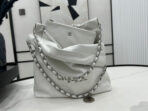 CC MEDIUM 37 HANDBAG IN WHITE CALFSKIN SILVER HARDWARE - Image 3