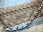 CC MEDIUM 37 HANDBAG IN WHITE CALFSKIN SILVER HARDWARE - Image 10