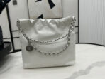 CC MEDIUM 37 HANDBAG IN WHITE CALFSKIN SILVER HARDWARE - Image 4