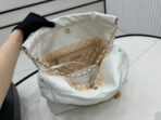 CC LARGE 42 HANDBAG IN WHITE CALFSKIN GOLD HARDWARE - Image 8