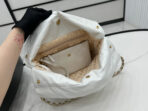 CC MEDIUM 37 HANDBAG IN WHITE CALFSKIN GOLD HARDWARE - Image 7