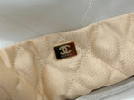 CC MEDIUM 37 HANDBAG IN WHITE CALFSKIN GOLD HARDWARE - Image 9