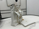 CC MEDIUM 37 HANDBAG IN WHITE CALFSKIN GOLD HARDWARE - Image 6
