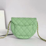 CC Mini Messenger 19cm Light Green Caviar - Image 4