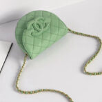 CC Mini Messenger 19cm Light Green Caviar - Image 7