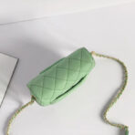 CC Mini Messenger 19cm Light Green Caviar - Image 10