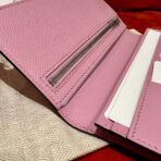 HM BEARN WALLET 17.5 PINK  SILVER HARDWARE - Image 6