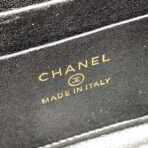 23P Flap Bag 19cm Black Caviar Gold Hardware - Image 9