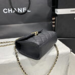 23P Flap Bag 15cm Black Caviar Gold Hardware - Image 6