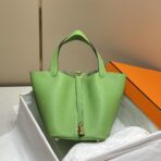 HERM Picotin lock 22 green  GHW