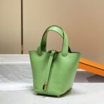 HERM Picotin lock 18 green  GHW