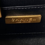CC SMALL 15 VANITY CASE IN BLACK CALFSKIN GOLD HARDWARE - Image 10