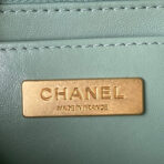 CC MINI 15 BAG IN GREEN MINT MIX WHITE WOOL TWEED - Image 4