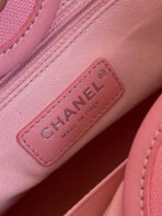 CC LARGE 50 TOTE BAG IN LIGHT PINK CANVAS WITH STRAP - Image 7