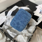 23P Vanity 11cm Denim Silver Hardware - Image 5