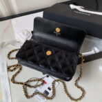CC MINI 17 BAG IN BLACK CALFSKIN GOLD HARDWARE - Image 4