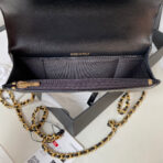 CC MINI 17 BAG IN BLACK CALFSKIN GOLD HARDWARE - Image 10