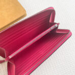 HM SILK'IN CLASSIC WALLET 20 RED PINK GRAINED - Image 3