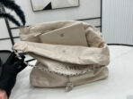 CC LARGE 42 HANDBAG IN BEIGE CREAM CALFSKIN SILVER HARDWARE - Image 9