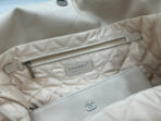 CC LARGE 42 HANDBAG IN BEIGE CREAM CALFSKIN SILVER HARDWARE - Image 8