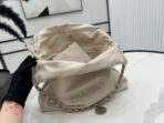 CC LARGE 42 HANDBAG IN BEIGE CREAM CALFSKIN SILVER HARDWARE - Image 6