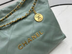 CC MEDIUM 37 HANDBAG IN GREEN SAGE CALFSKIN GOLD HARDWARE - Image 5