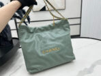 CC MEDIUM 37 HANDBAG IN GREEN SAGE CALFSKIN GOLD HARDWARE - Image 3
