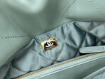 CC MEDIUM 37 HANDBAG IN GREEN SAGE CALFSKIN GOLD HARDWARE - Image 6