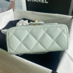 CC MINI 15 BAG IN SKY BLUE CALFSKIN GOLDEN HARDWARE - Image 10