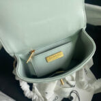 CC MINI 15 BAG IN SKY BLUE CALFSKIN GOLDEN HARDWARE - Image 6