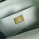 CC MINI 15 BAG IN SKY BLUE CALFSKIN GOLDEN HARDWARE - Image 7
