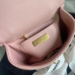 CC MINI 15 BAG IN LIGHT PINK CALFSKIN GOLDEN HARDWARE - Image 8