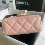 CC MINI 15 BAG IN LIGHT PINK CALFSKIN GOLDEN HARDWARE - Image 9