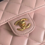 CC MINI 15 BAG IN LIGHT PINK CALFSKIN GOLDEN HARDWARE - Image 5