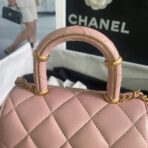 CC MINI 15 BAG IN LIGHT PINK CALFSKIN GOLDEN HARDWARE - Image 6