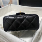 CC MINI 15 BAG IN BLACK CALFSKIN GOLDEN HARDWARE - Image 10