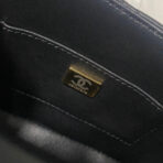 CC MINI 15 BAG IN BLACK CALFSKIN GOLDEN HARDWARE - Image 6