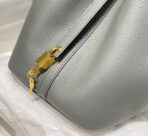 HERM Picotin lock 22 grey  GHW - Image 3