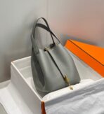 HERM Picotin lock 22 grey  GHW - Image 6