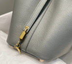 HERM Picotin lock 18 grey  GHW - Image 5