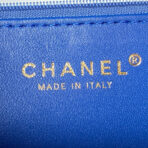 CC 26 CLUTCH WITH CHAIN BAG IN COBALT BLUE CALFSKIN - Image 4