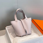 HERM Picotin lock 18 soft pink  SHW - Image 2