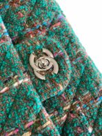 CC MEDIUM 25 CLASSIC BAG IN GREEN FOREST WOOL TWEED - Image 6