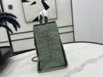 CC DEAUVILLE LARGE 38 TOTE BAG IN LIGHT GREEN CANVAS - Image 9