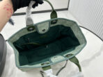 CC DEAUVILLE LARGE 38 TOTE BAG IN LIGHT GREEN CANVAS - Image 8