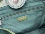 CC DEAUVILLE LARGE 38 TOTE BAG IN LIGHT GREEN CANVAS - Image 6