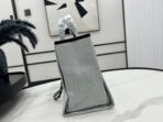 CC DEAUVILLE LARGE 38 TOTE BAG IN LIGHT GREY CANVAS WITH BLACK LOGO - Image 9